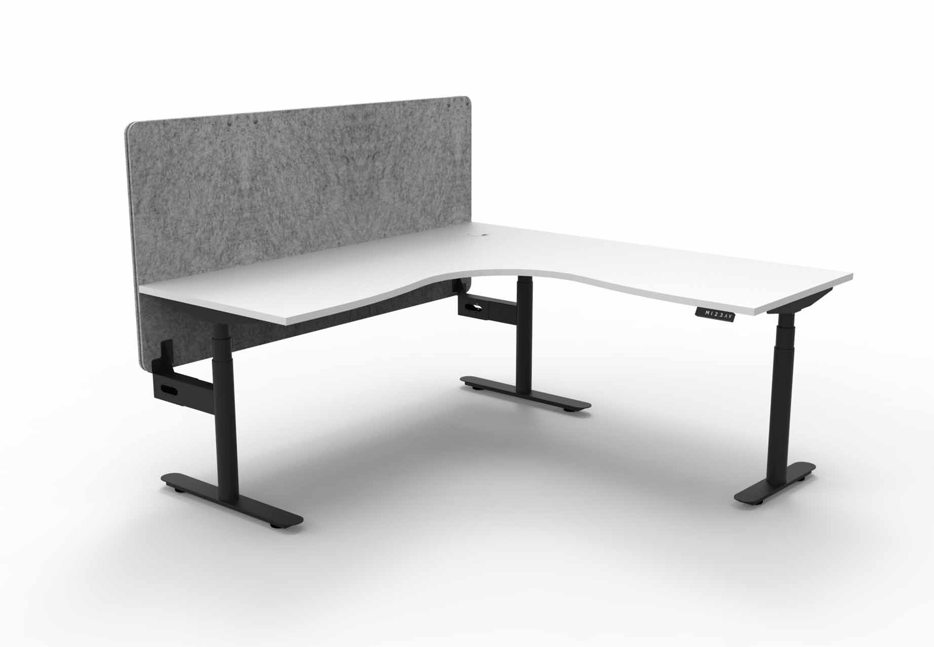 Halo+ Corner Workstation -  with Eco Screen